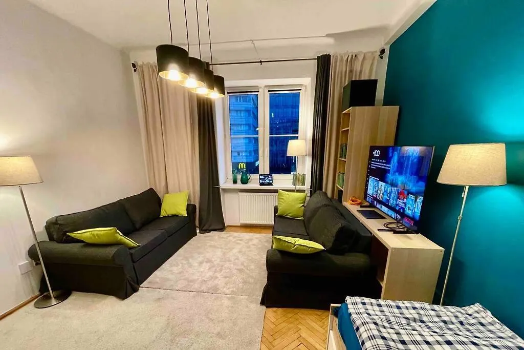 Apartament Super Square Metro X2 Fast Wifi 55'Tv Netflix Hbo Appletv+ Amazontv Warszawa